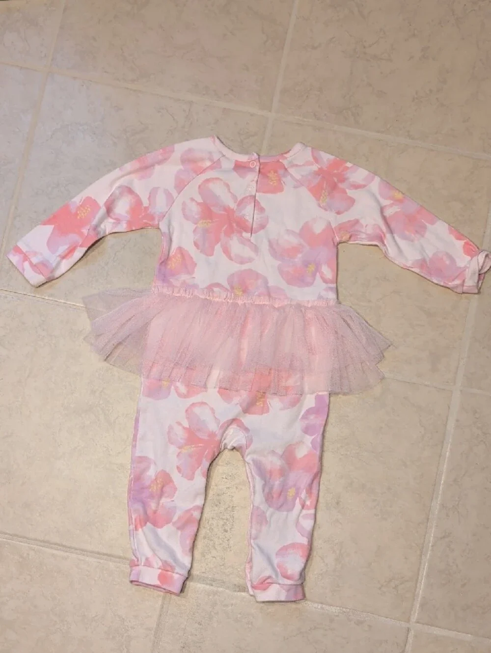 Juicy Couture Pink Floral Tutu One-Piece